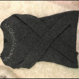 Ann Taylor and gray sweater extra small
